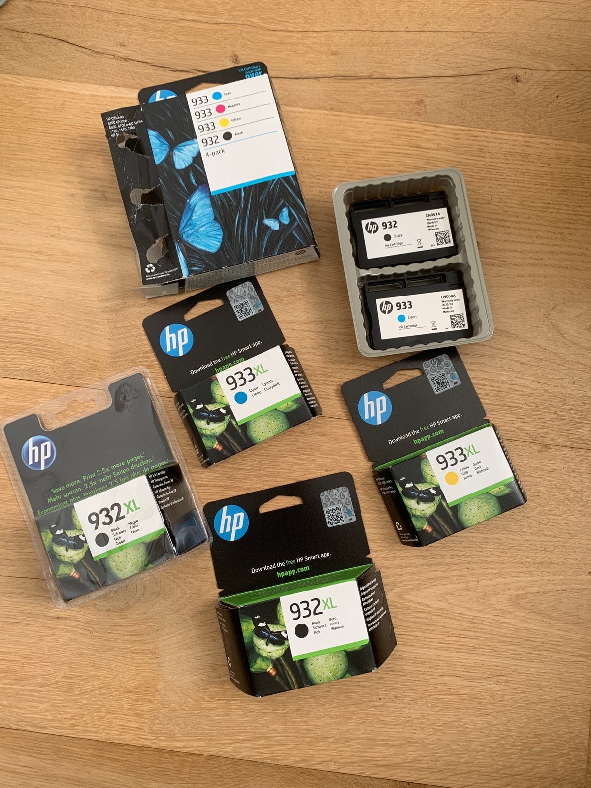 Cartouches HP 932 - 933, Computers en Software, Printerbenodigdheden, Ophalen of Verzenden, Nieuw