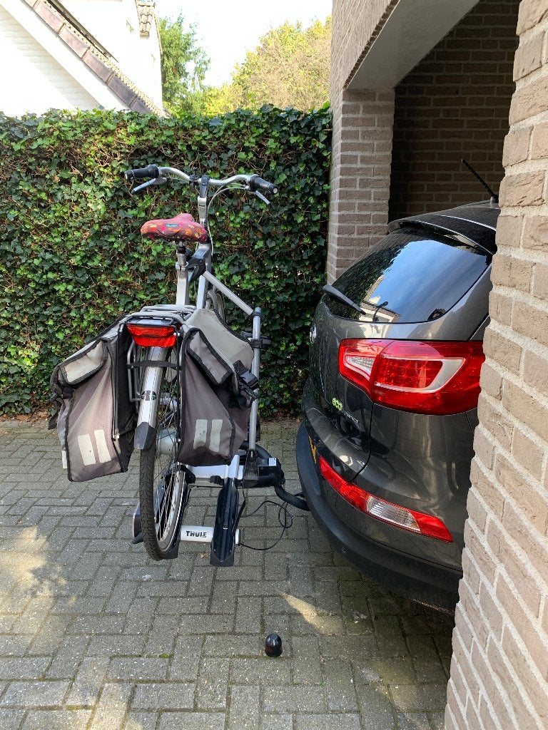 Fietsendrager Thule, Auto diversen, Ophalen, Gebruikt, Brede banden, 2 fietsen