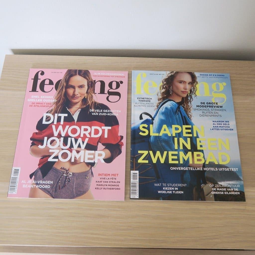 4 Feeling magazines, Ophalen of Verzenden, Nieuw, Damesbladen