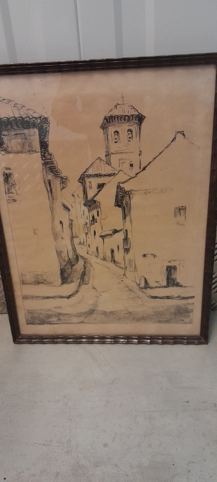cadre, Antiquités & Art, Art | Dessins & Photographie, Enlèvement, Encadré