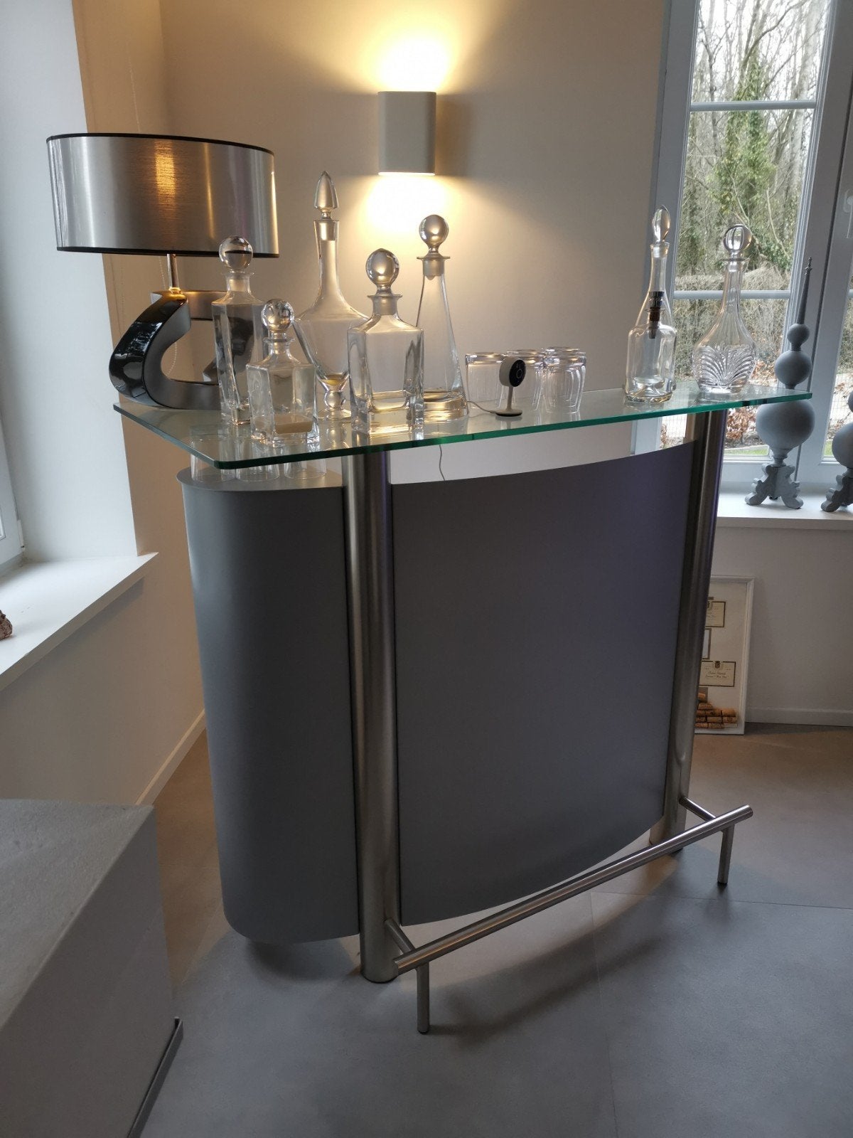 Superbe comptoir de magasin ou bar Design de qualité en méta, Maison & Meubles