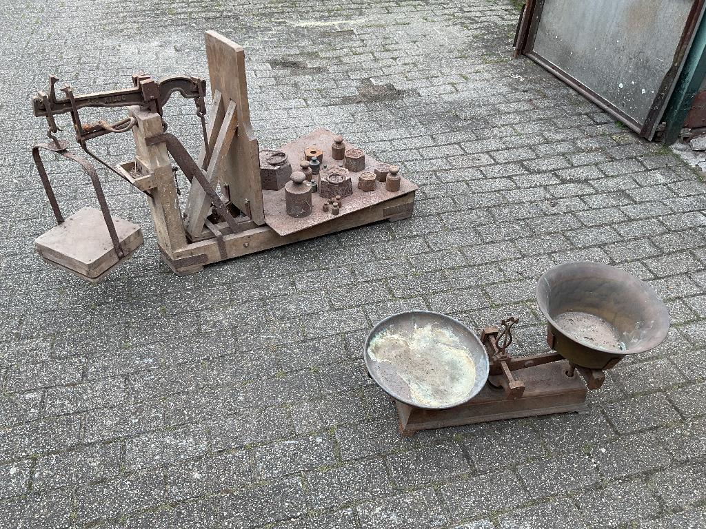 Weegschaal en bascule, Antiek en Kunst, Ophalen