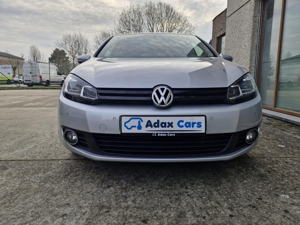 Volkswagen Golf 1.6 TDI 2013 1 jaar garantie, Auto's, Voorwielaandrijving, Euro 5, Stof, Zwart