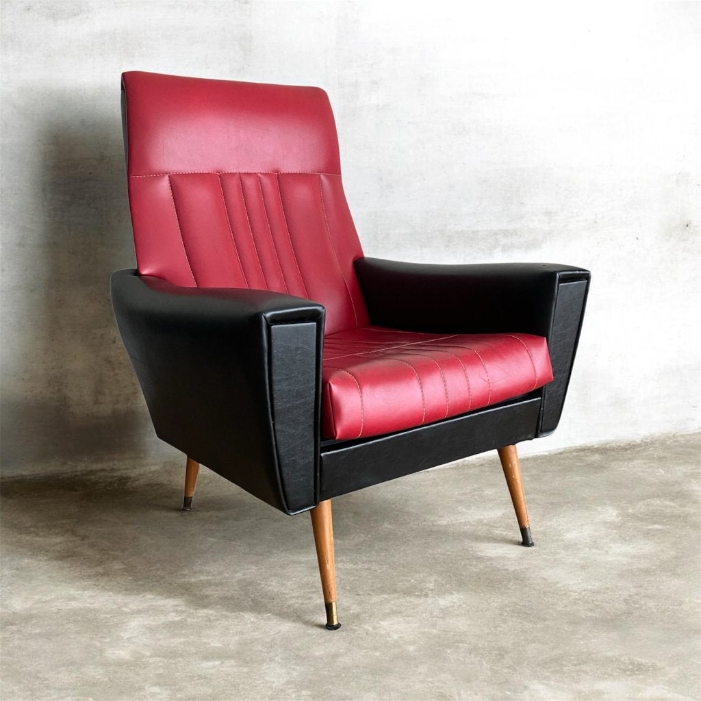 Retro vintage fauteuil jaren ‘60, Antiek en Kunst, Ophalen