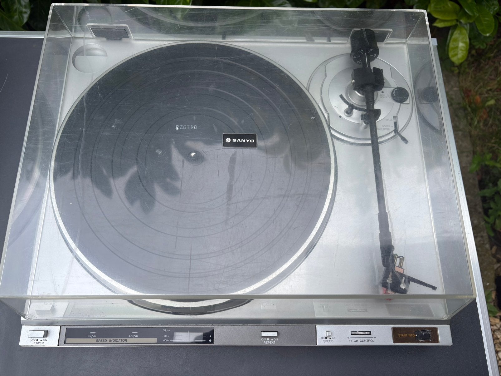 SANYO vintage draaitafel te repareren of onderdelen -, Audio, Tv en Foto, Platenspelers, Automatisch, Platenspeler, Niet werkend