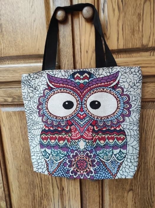 Sac-Cabas neuf en tissu jacquard ou tapisserie (coton bio), Enlèvement ou Envoi, Neuf, Gris, Sac à bandoulière