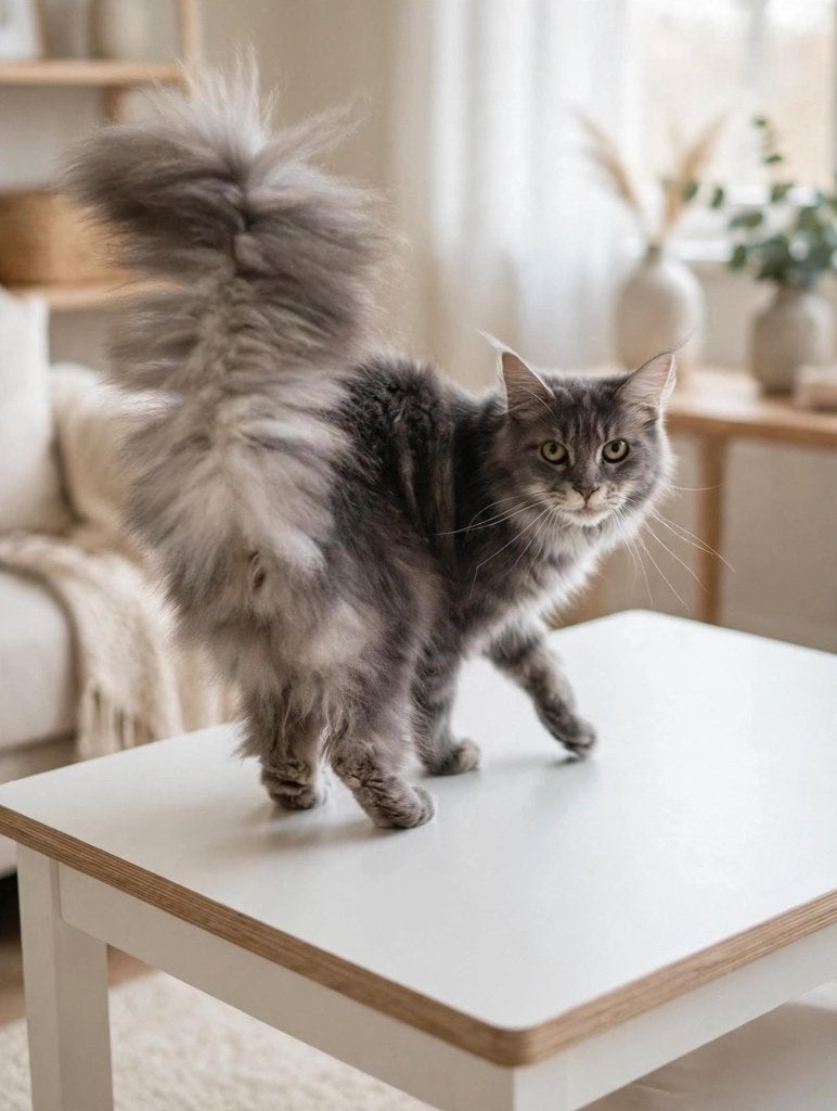 Maine Coon poes met stamboom, Poes, Met stamboom, 0 tot 2 jaar