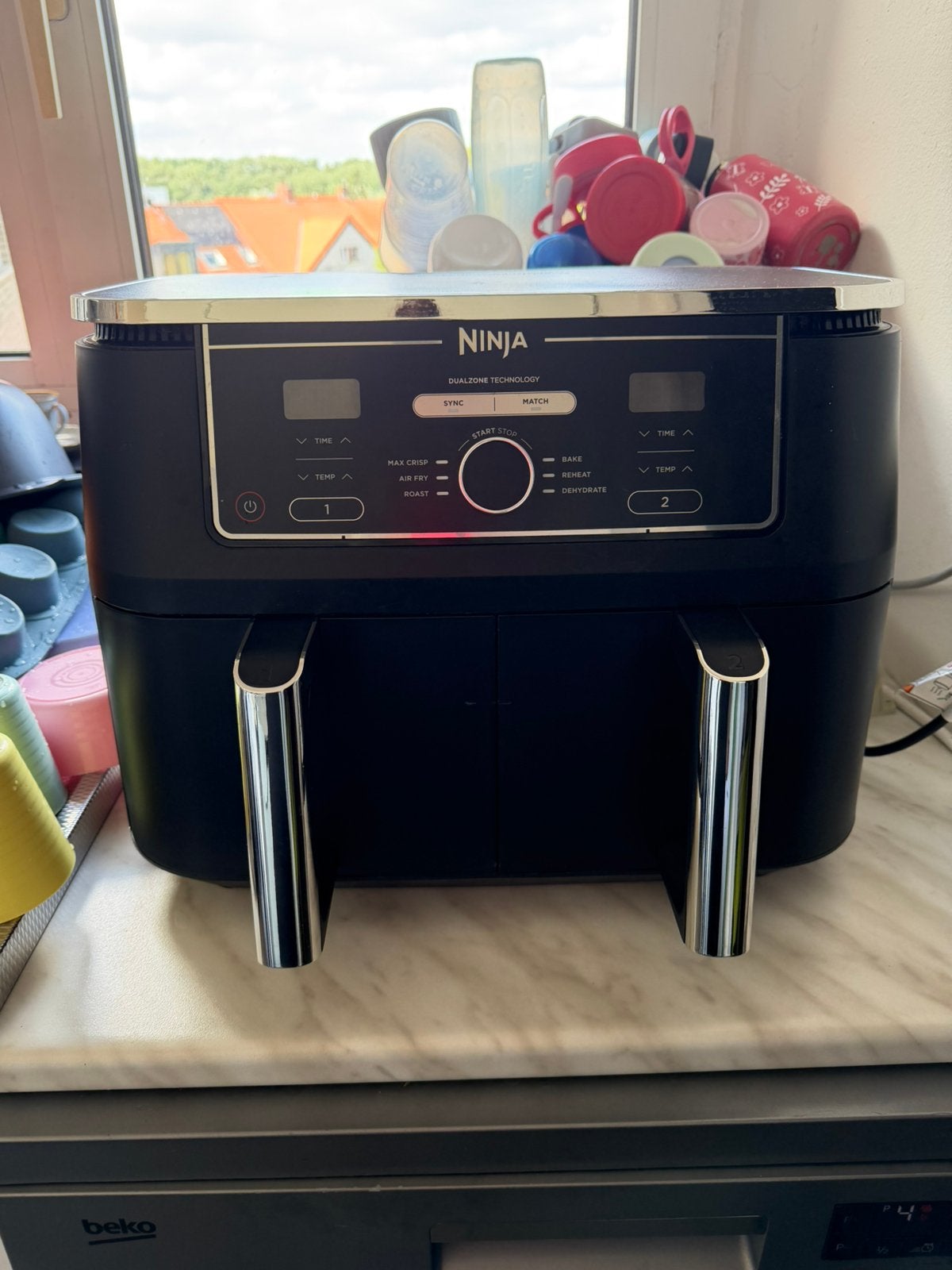 Ninja Dual Zone Air Fryer, Electroménager, Friteuses à air, Enlèvement, Utilisé