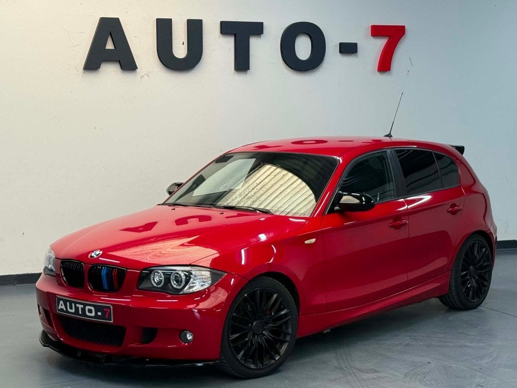 BMW 118i 2.0 Benzine Manueel M-Pack 2008 Navi,AC!, Autos, Rouge, Achat, Entreprise, Entretenue par le concessionnaire