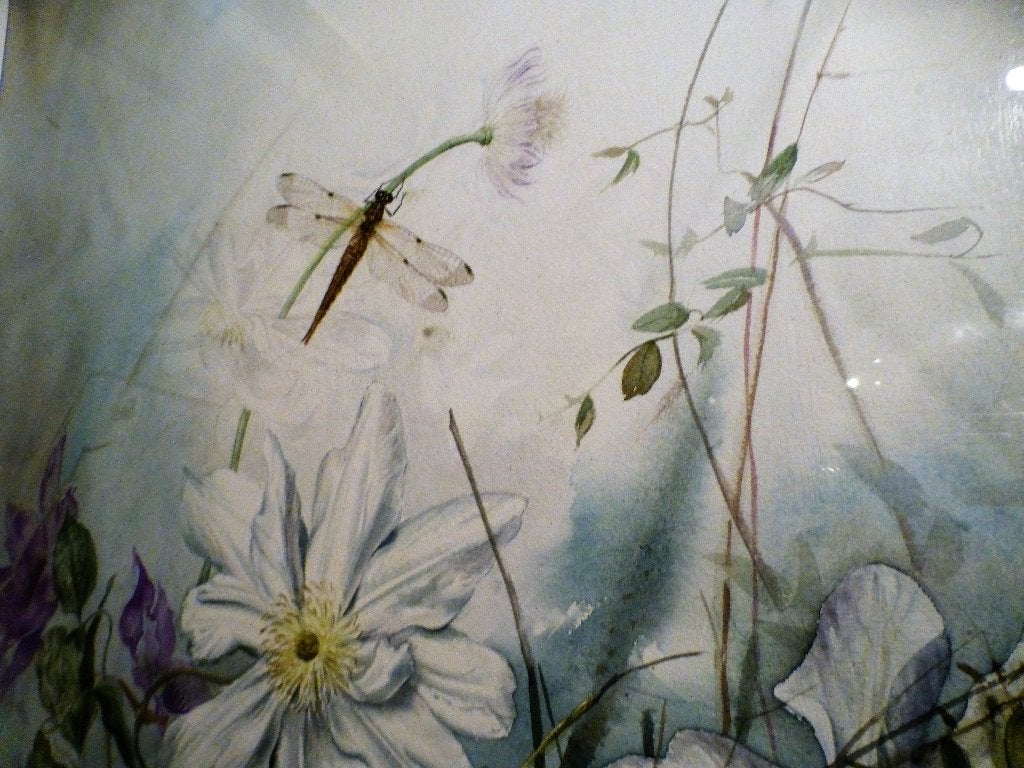 Robert Borret - très grande aquarelle - cadre parfait, Antiquités & Art, Art | Peinture | Classique, Encadré, Enlèvement ou Envoi