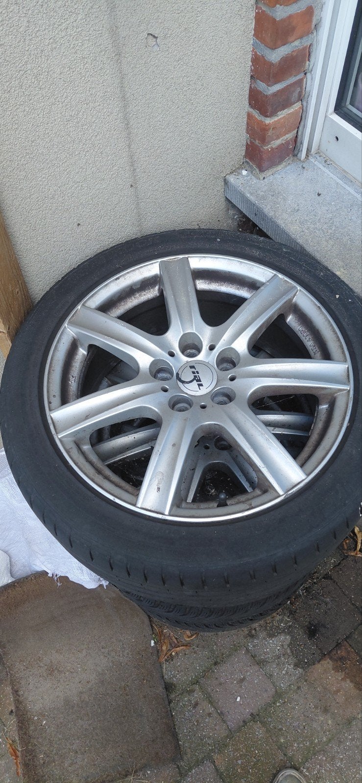 complete set rial 17inch velgen met band, Ophalen, Band(en)