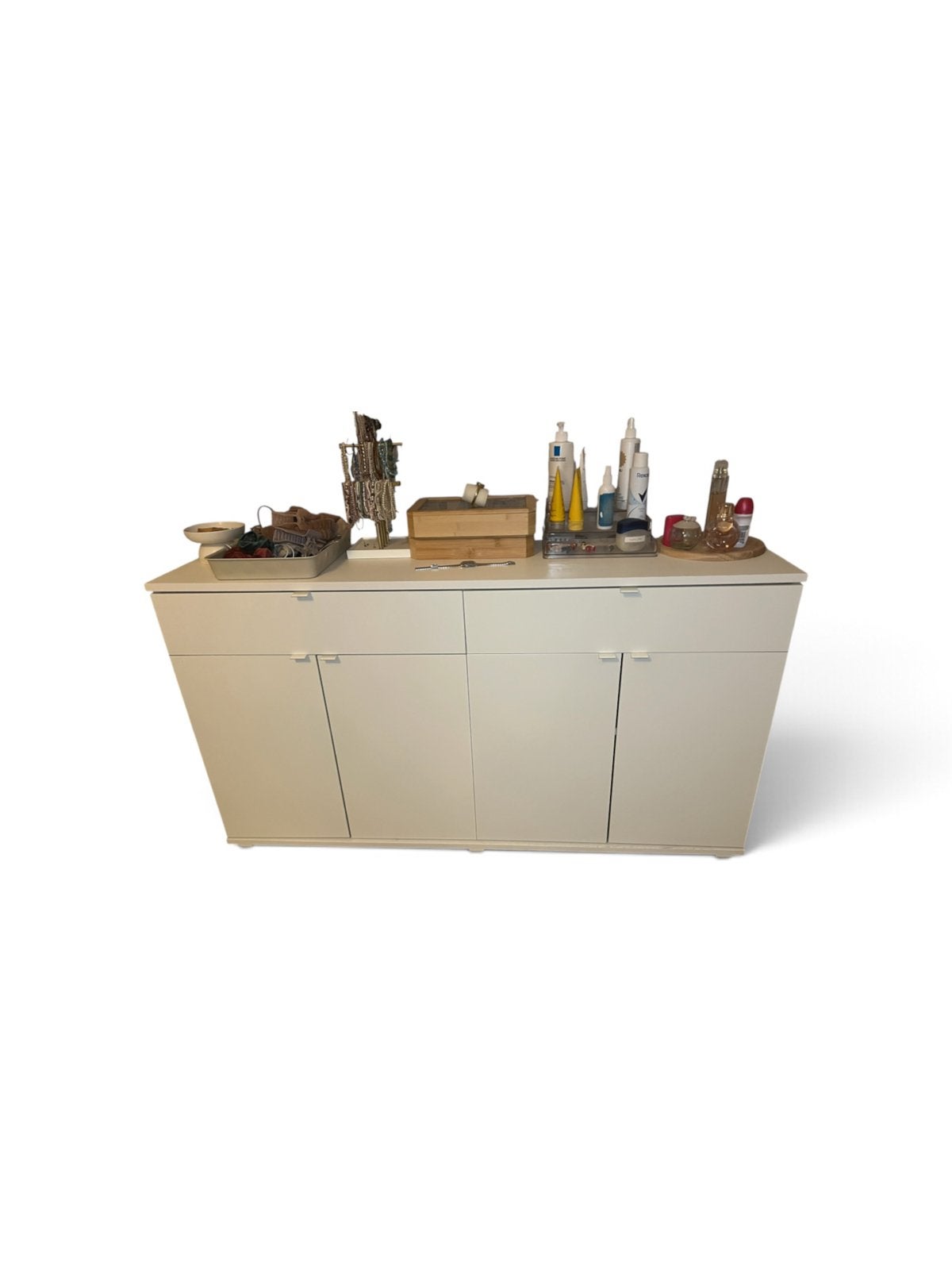 IKEA VIHALS dressoir wit – 4 deuren + 2 lades, Huis en Inrichting, Ophalen, Gebruikt