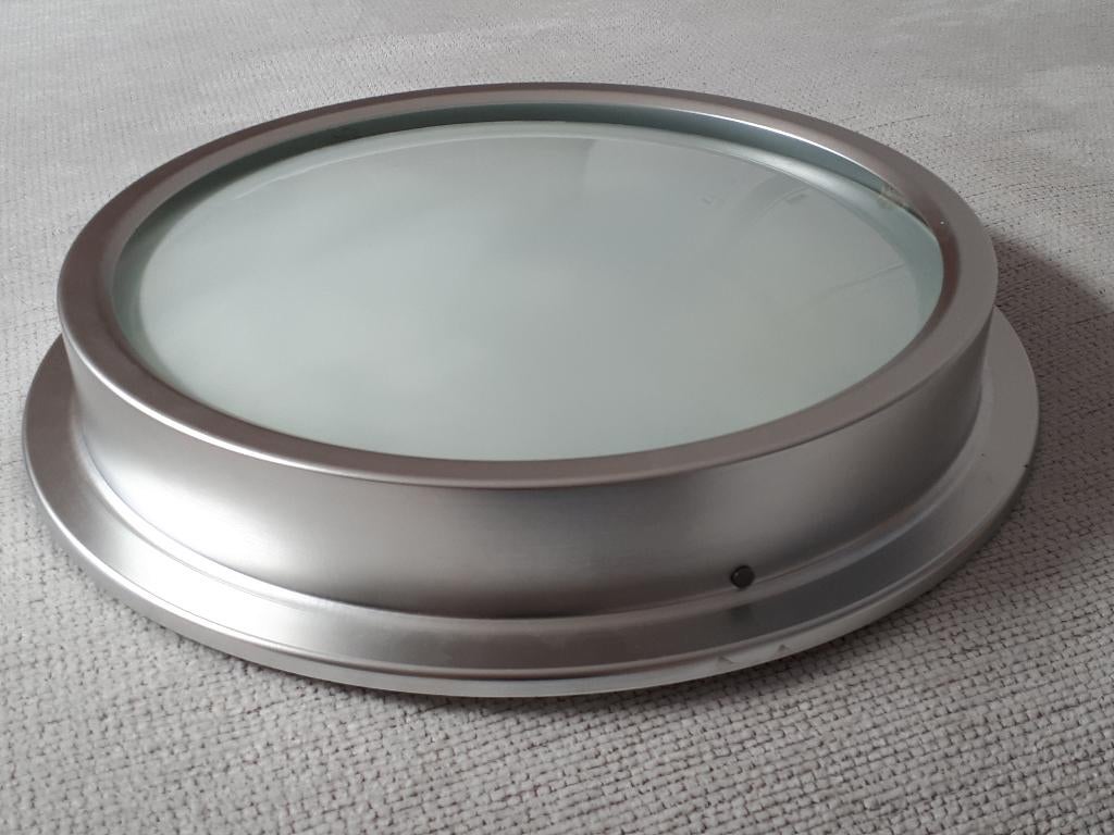 1 plafonnier rétro, lampe bateau, habitat spot, alu, Enlèvement ou Envoi, Verre