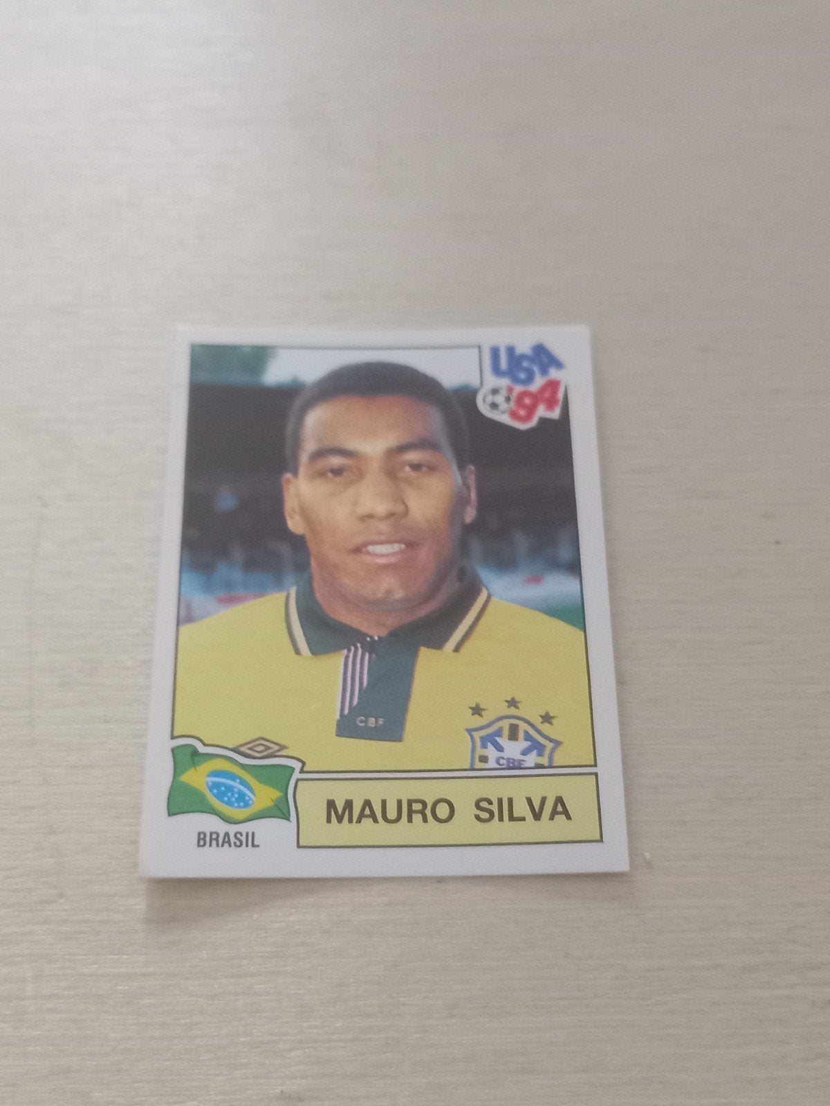 Panibi WK 1994 - nr. 82 - Mauro Silva, Ophalen of Verzenden, Nieuw, Sticker