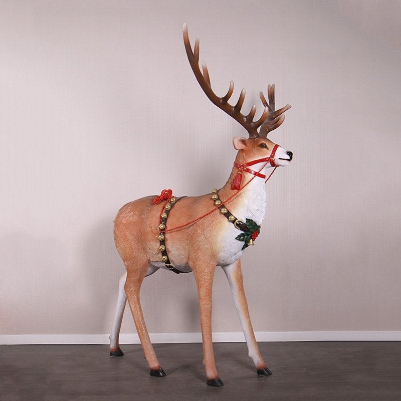 Reindeer for Santa’s Sleigh – Rendier Hoogte 218 cm, Diversen, Kerst, Ophalen, Nieuw