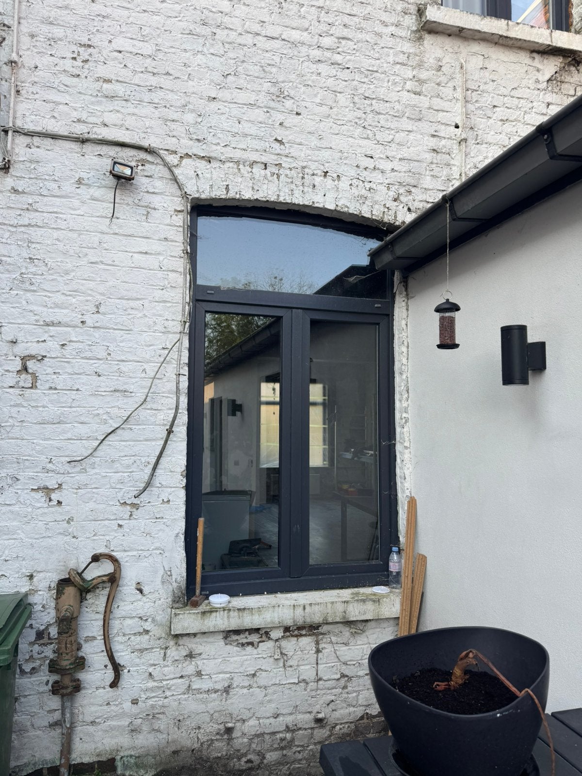 Pvc ramen met dubbele beglazing, Bricolage & Construction, Châssis & Portes coulissantes, Utilisé, Synthétique, Vitre comprise