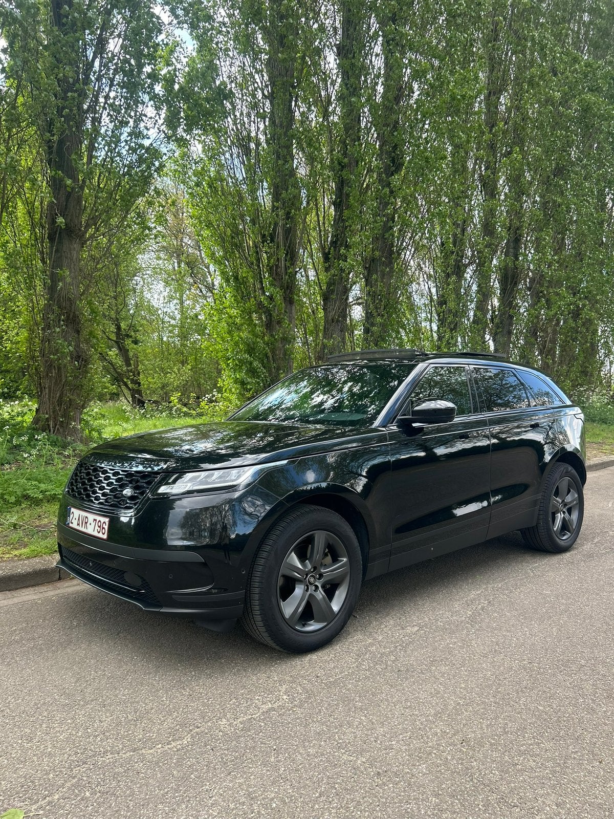 Zwarte Range Rover Velar - dealer onderh. en eerste eigenaar, Autos, Land Rover, Achat, Euro 6, Noir, 5 portes