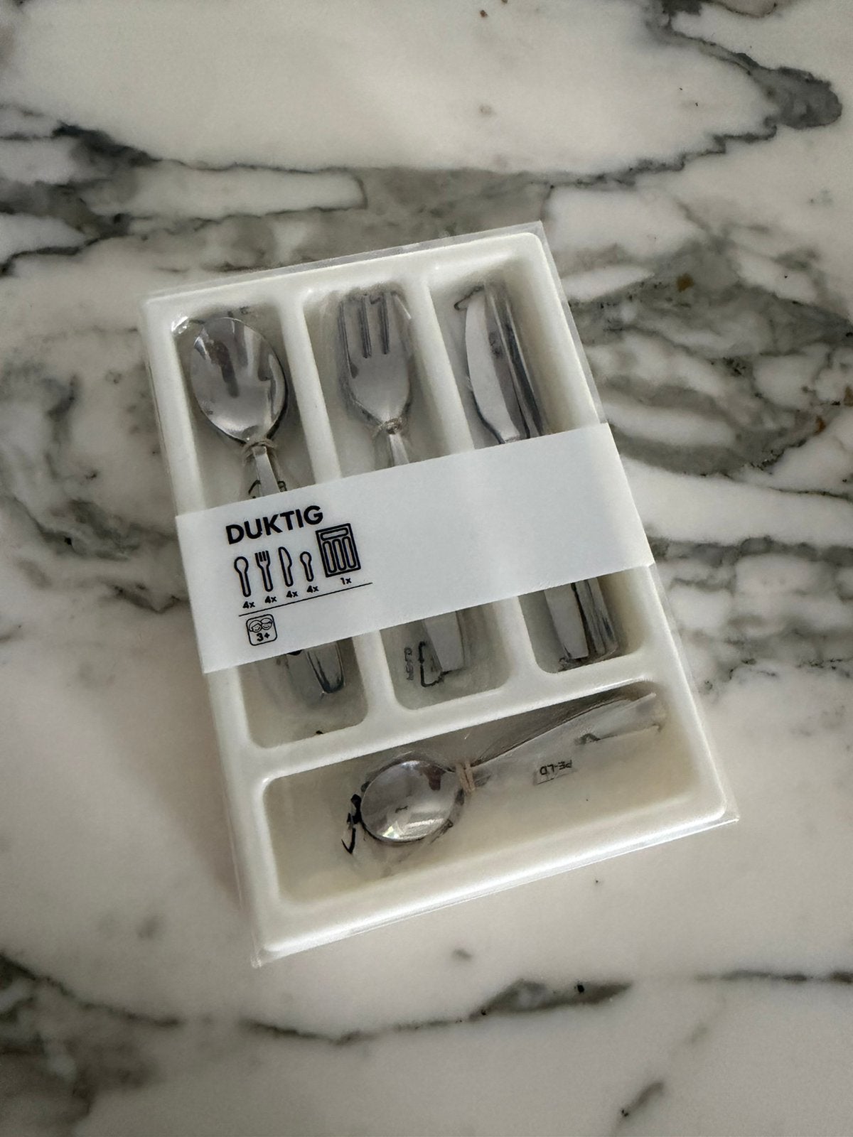 DUKTIG IKEA 16 delig bestekset kinderen - NIEUW, Enlèvement, Neuf, Matériaux autres, Accessoires de cuisine de jeu