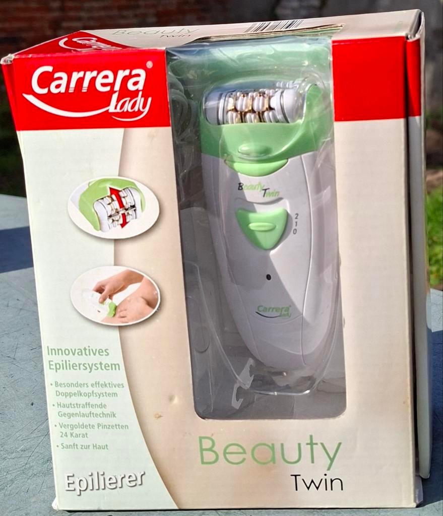 Nieuwe epilator - Carrera Lady "Beauty Twin", Ophalen, Nieuw, Scheren en Epileren