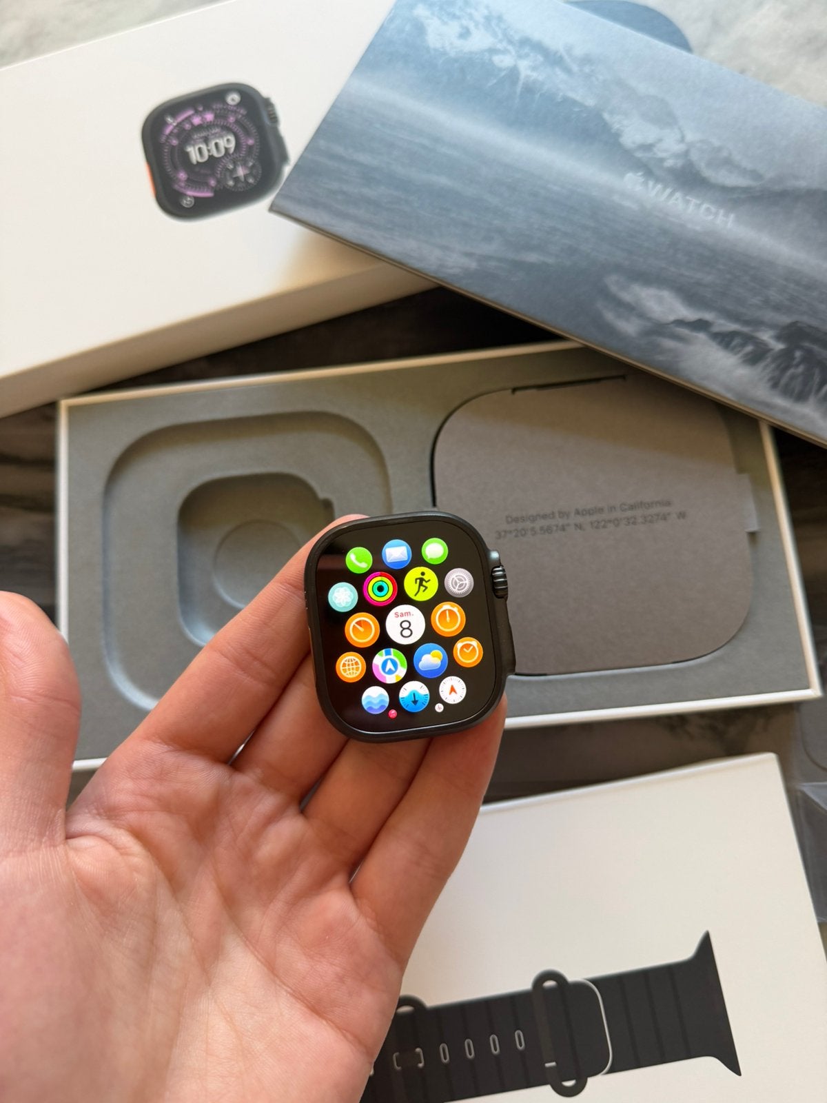 Apple Watch Ultra 3 49MM Saphir Black Titanium CellulaireLTE, Enlèvement ou Envoi, État, Comme neuf