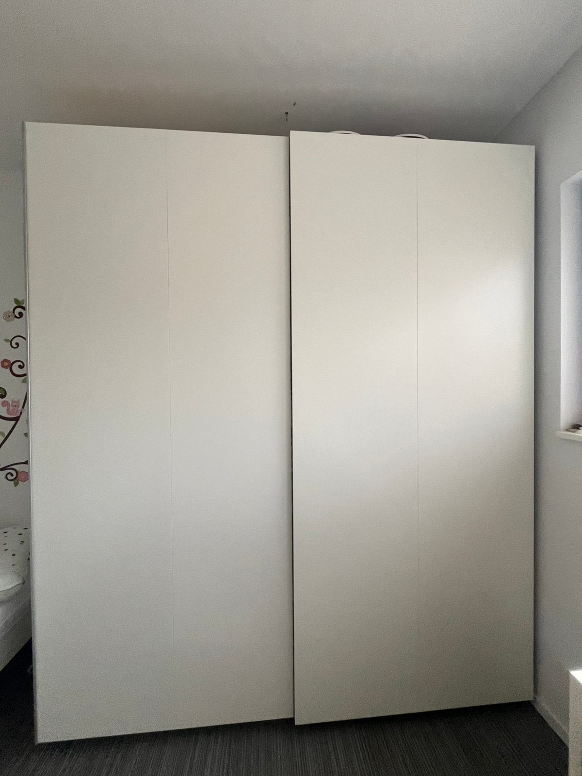 Garde robe IKEA PAX double porte avec miroir, 200 cm ou plus, Comme neuf, Enlèvement, 200 cm ou plus