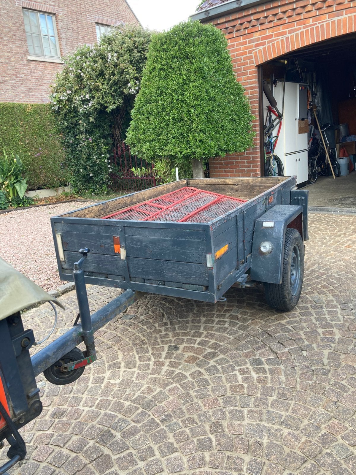 Aanhangwagen, Ophalen, Gebruikt