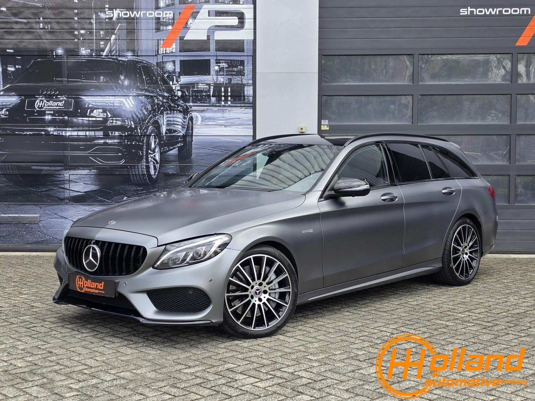 Mercedes C43 AMG, Auto's, Automaat, Gebruikt, Zwart, Start-stop-systeem