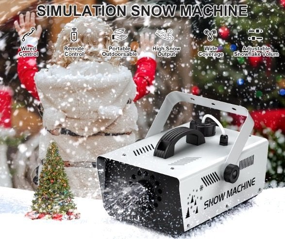 Nouvelle machine à neige haute puissance 2500W, Musique & Instruments, Lumières & Lasers, Enlèvement ou Envoi, Neuf, Lumières