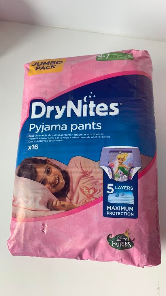 Drynites pyjama pants 4-7 jaar, Enlèvement, Neuf