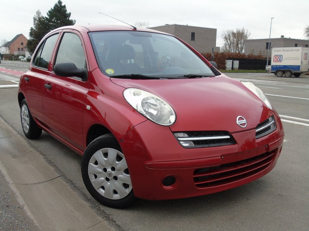 Nissan Micra 1.2 Benzine*05/2006 *Airco, Auto's, Nissan, Dealer onderhouden, Stof, Zwart, 5 deurs