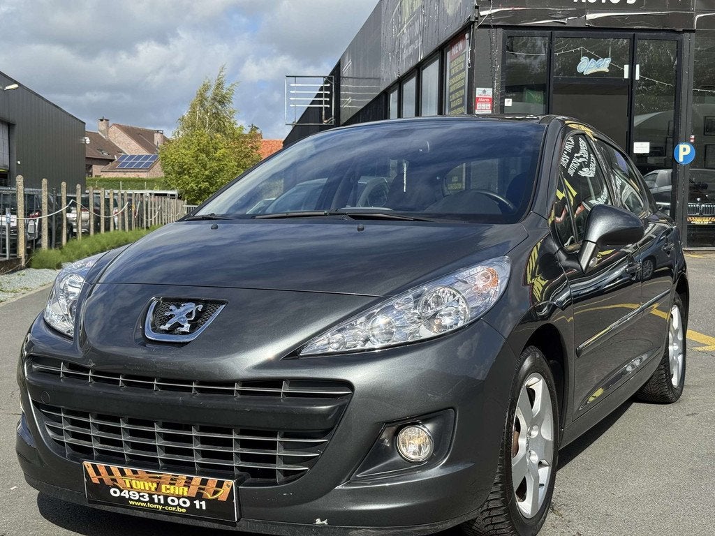 Peugeot 207 1.6i 16v113782kmtoit panoramique/Aico digi, Euro 5, Stof, Gebruikt, Zwart
