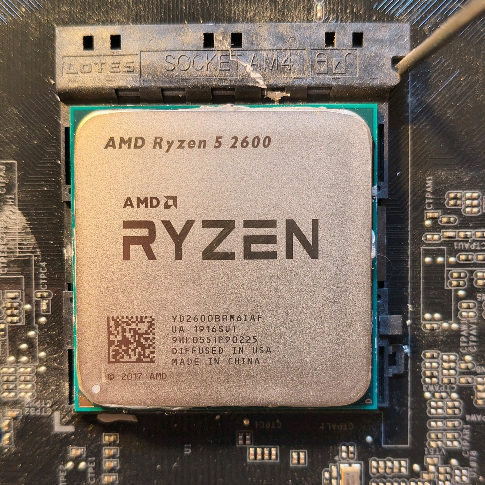 AMD ryzen 5 2600 AM4 socket inclusief koeler, 6-core, Enlèvement ou Envoi, 4 Ghz ou plus, AMD Ryzen 5