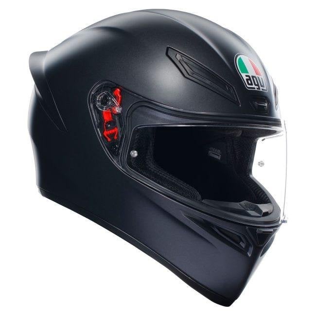 Casque Moto AGV K1 Noir Mat - Taille XL (Complet), Motos, Femmes, XL, Casque intégral, Neuf, sans ticket