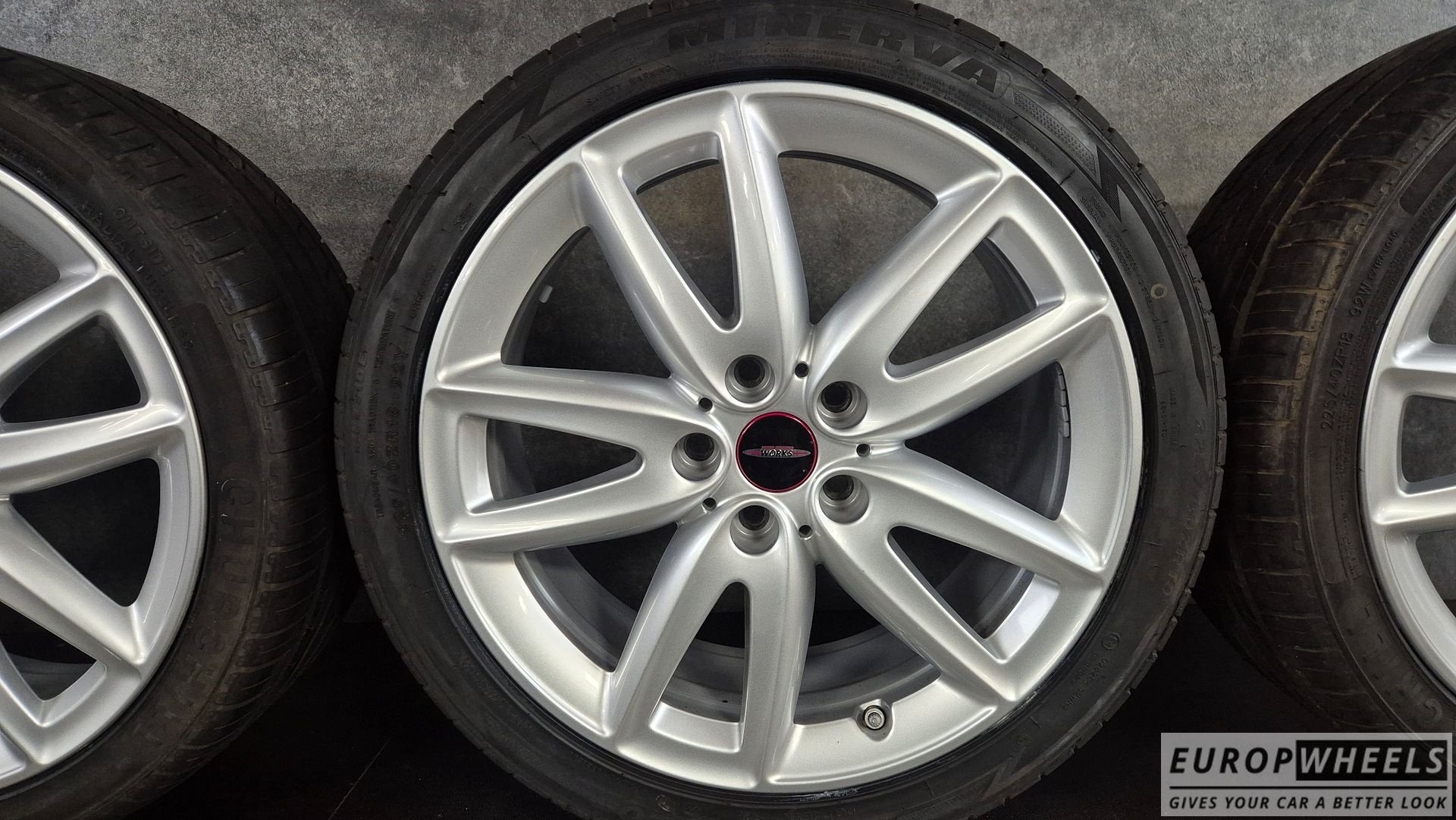 18 inch mini velgen clubman F54 F55 F56 JCW 518 zomerbanden, Auto-onderdelen, 18 inch, Gebruikt, -, -