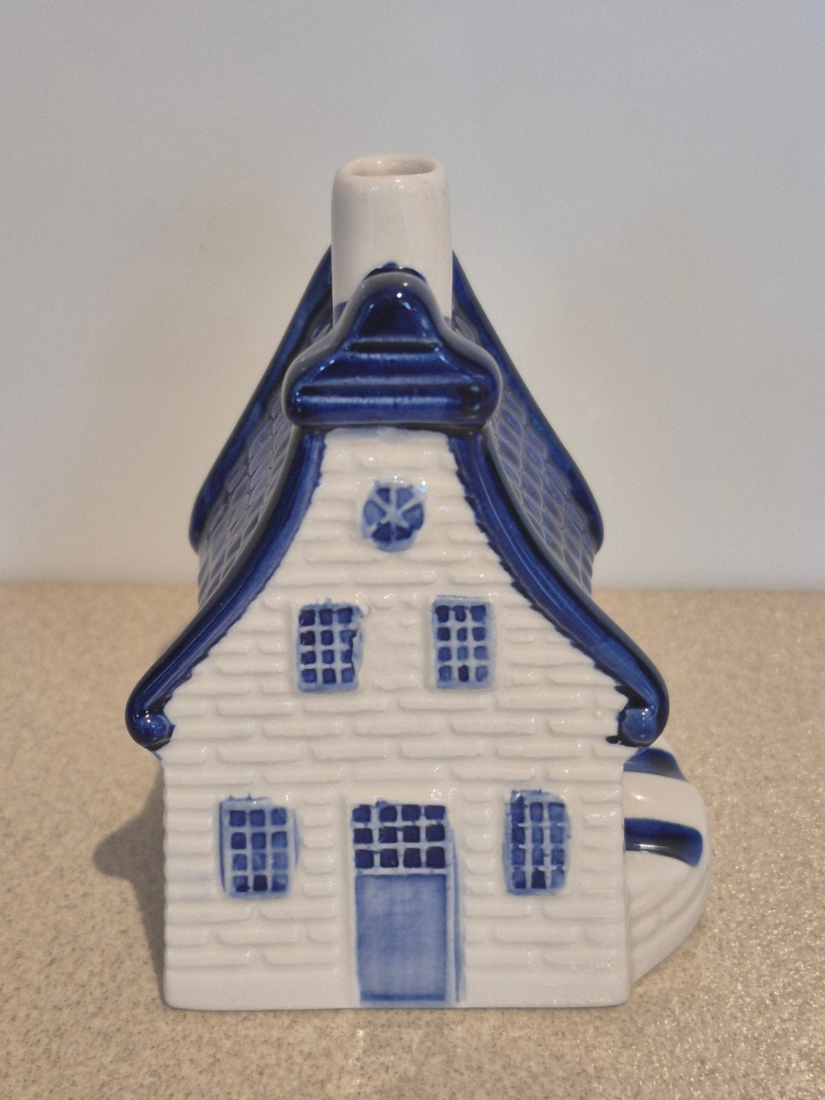 Vintage Delfts blauw huisje asbak, Antiek en Kunst, Ophalen of Verzenden