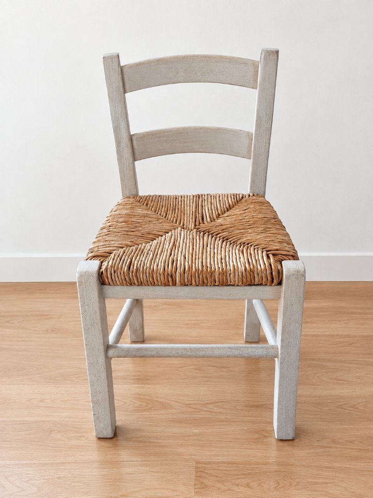 Chaise en bois et osier pour jeune enfant, Ophalen, Zo goed als nieuw, Stoel(en)