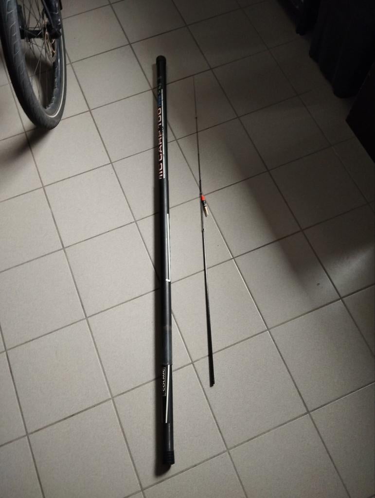 Vaste hengel colmic 10 meter, Ophalen, Vaste hengel