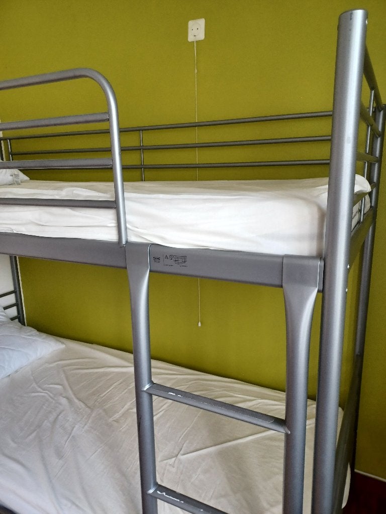 Lit superposé en métal, 90 cm, Comme neuf, Enlèvement, Lits superposés
