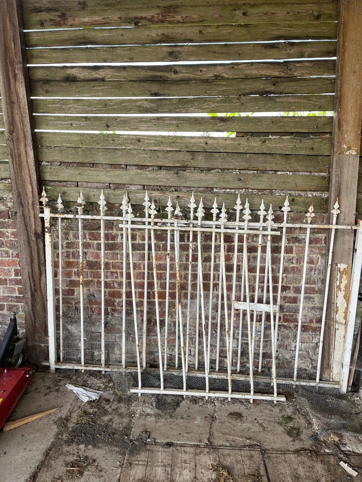 4-delig hekwerk, Tuin en Terras, Ophalen of Verzenden, Zo goed als nieuw