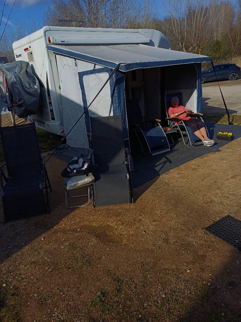 Voortent DOREMA, Caravans en Kamperen, Ophalen, Gebruikt, Dorema