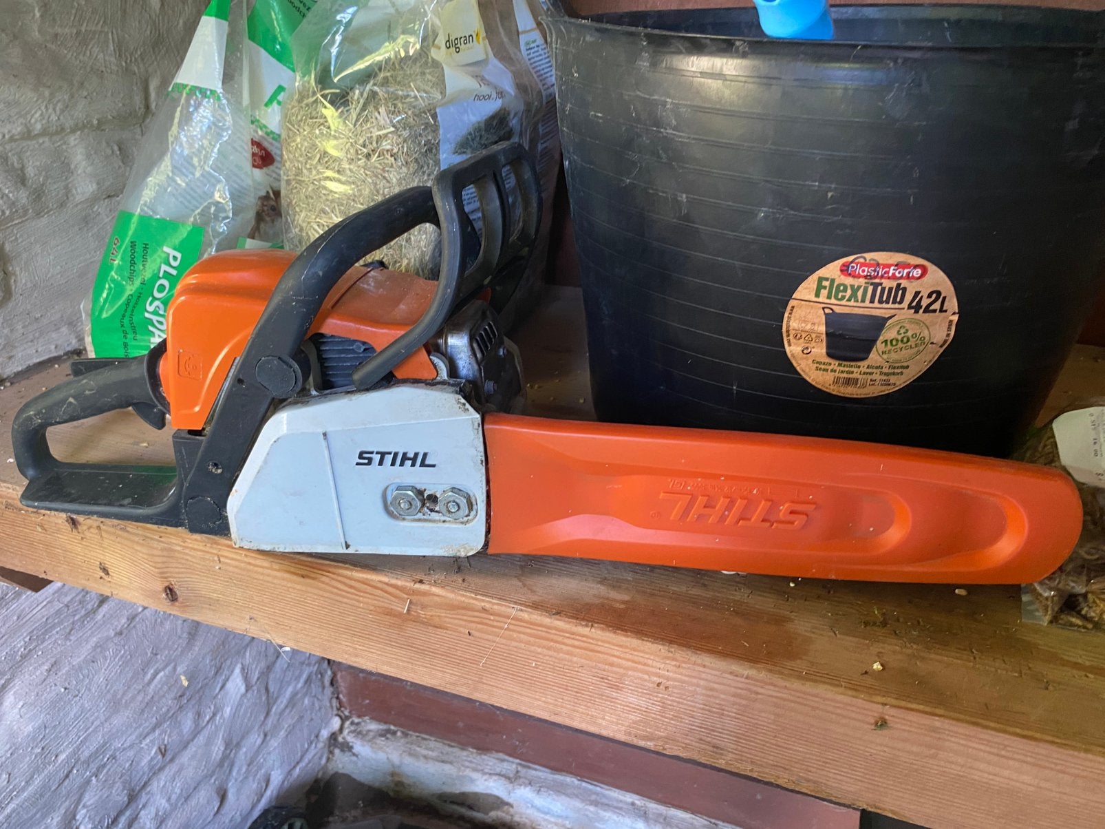 Tronçonneuse Stihl MS180, Jardin & Terrasse, Outils à main, Enlèvement, Comme neuf