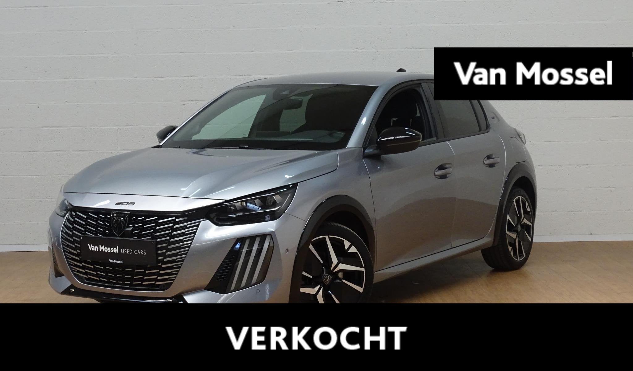 Peugeot 208 1.2 HYBRID 145 e-DSC6 GT+ pano dak, Autos, Peugeot, 100 kW, Argent ou Gris, Achat, Entreprise