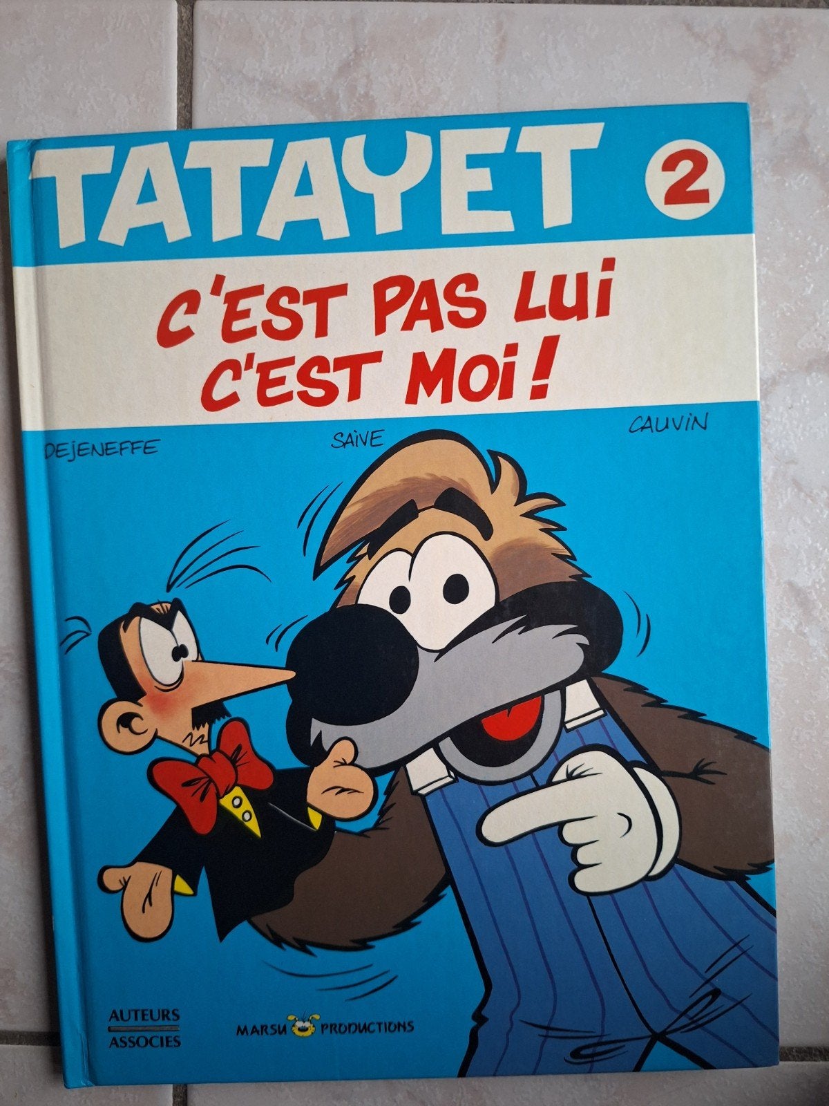 Tatayet 2 c'est pas lui c'est moi!, Une BD, Utilisé