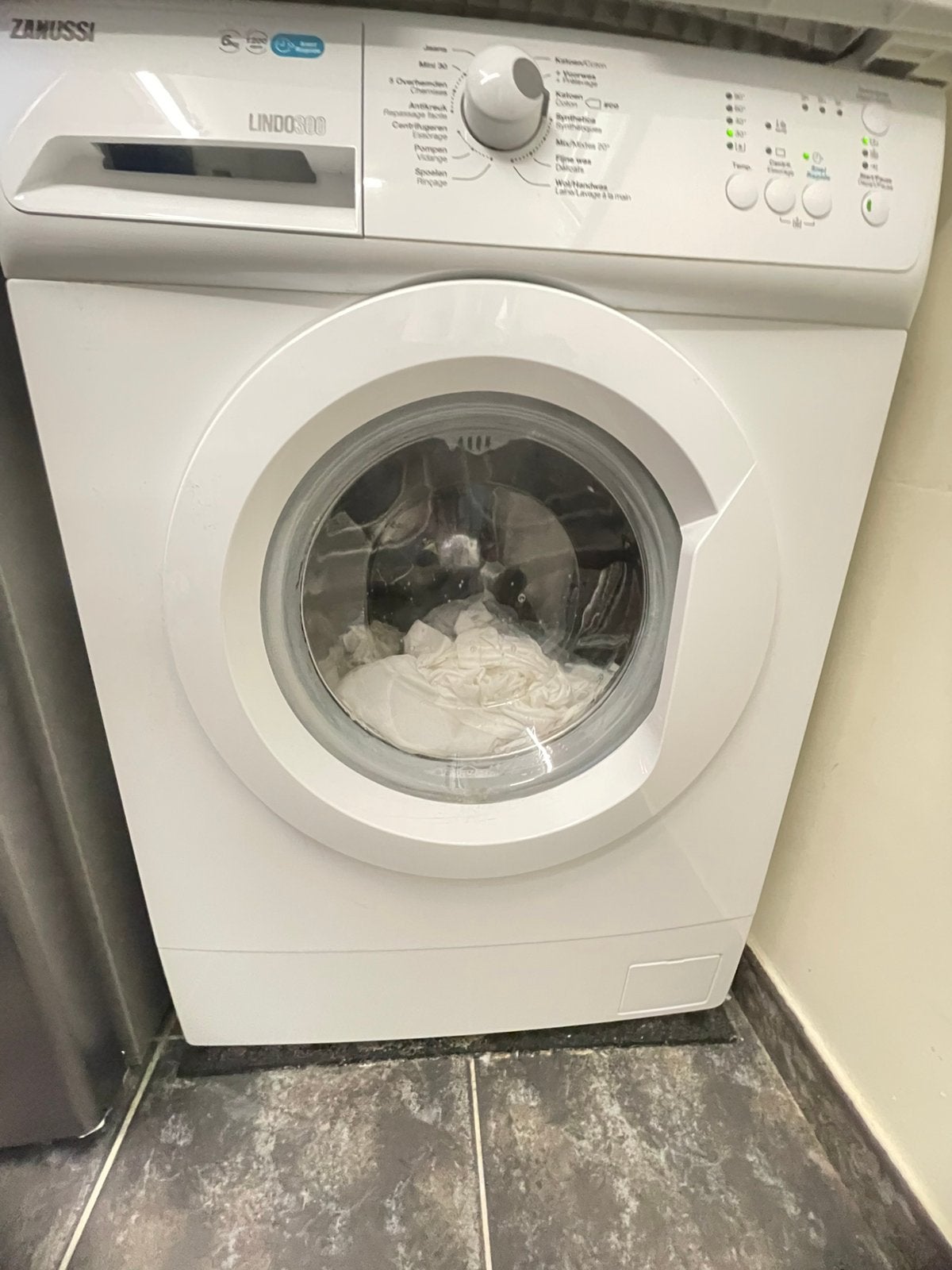Wasmachine en droogkast Zanussi - €50/st, Elektronische apparatuur, 6 tot 8 kg, Ophalen, Zo goed als nieuw, Voorlader
