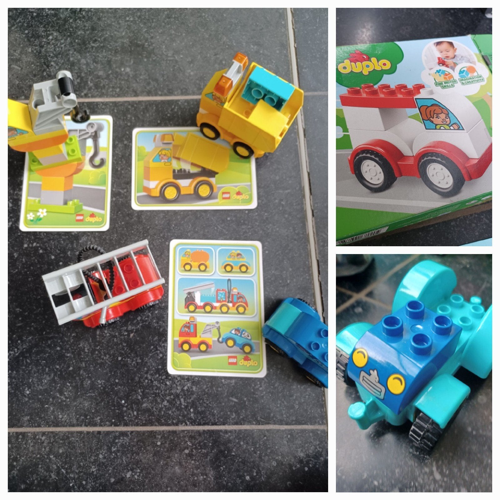 Duplo Bouwplaats Brandweer Racewagen Ziekenwagen, Kinderen en Baby's, Ophalen, Gebruikt, Overige thema's, Inclusief instructies