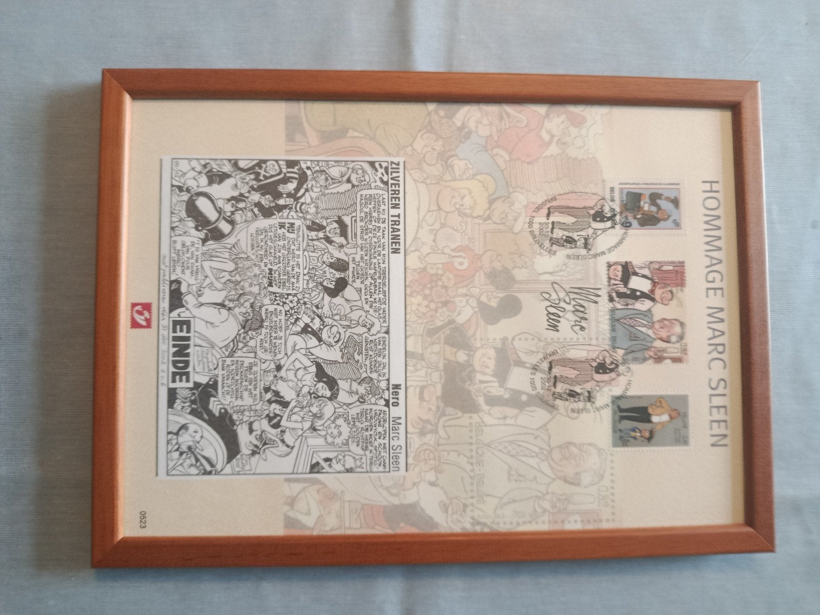 Hommage Marc Sleen uitgave 2002, Antiquités & Art, Enlèvement ou Envoi, Encadré