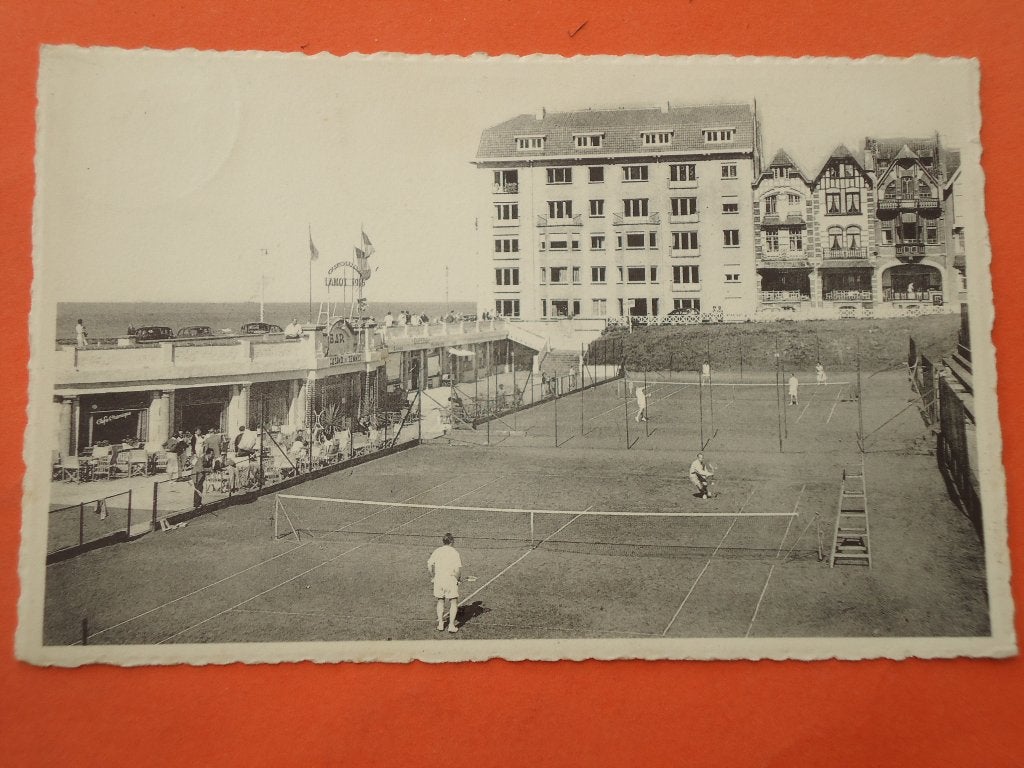 Duinbergen Tennis, Verzamelen, Postkaarten | België, Ophalen of Verzenden, 1920 tot 1940, Gelopen, West-Vlaanderen