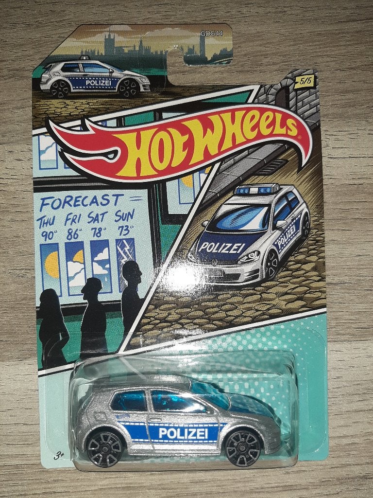 Hot Wheels Volkswagen Golf MK7 Polizei, Enlèvement ou Envoi, Utilisé, Voiture