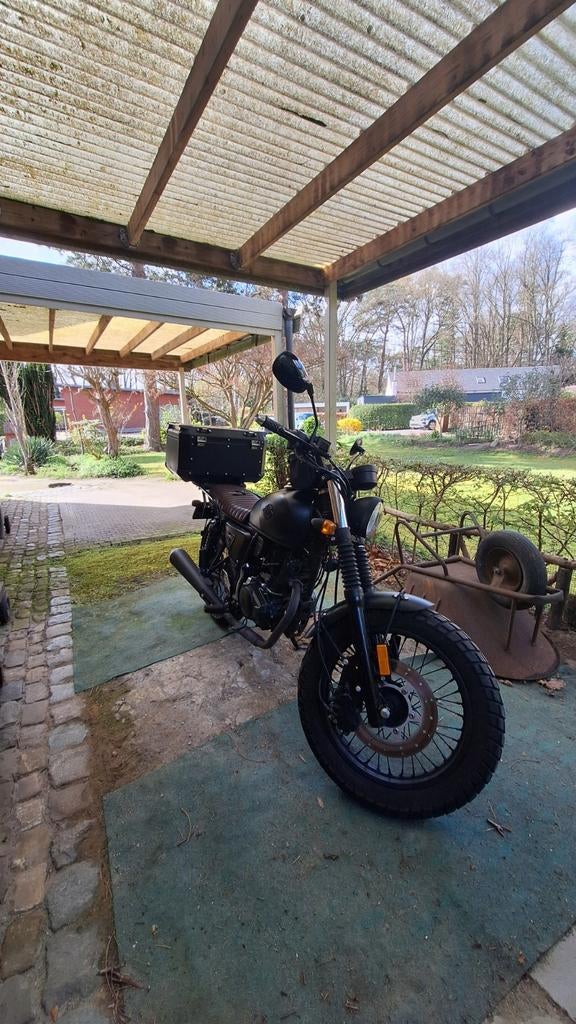 Motor scrambler 125cc mat black, Motoren, Particulier, Toermotor, 125 cc