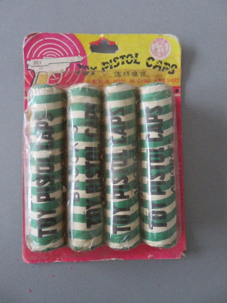 gesloten verpakking vintage Toy Pistol Caps speelgoed geweer, Ophalen of Verzenden, Nieuw